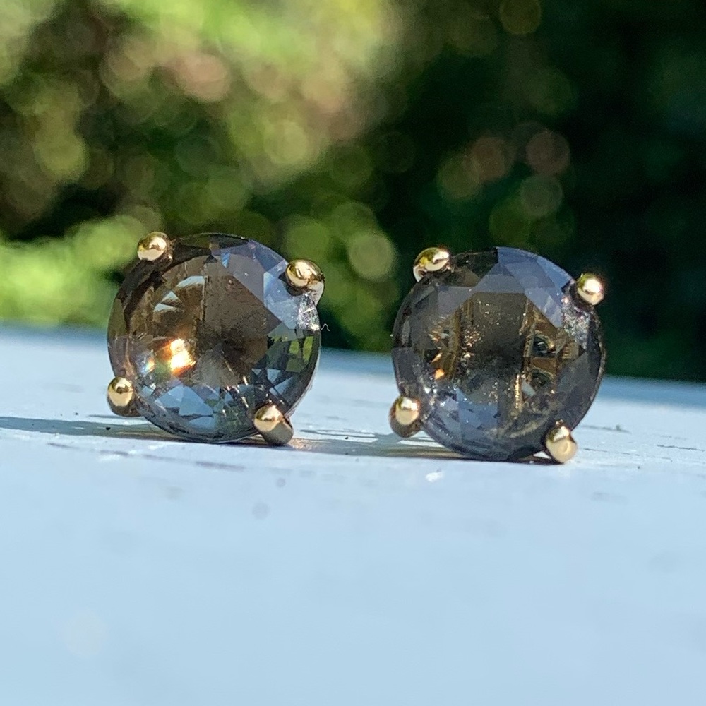 Kate Spade black gumdrop earrings